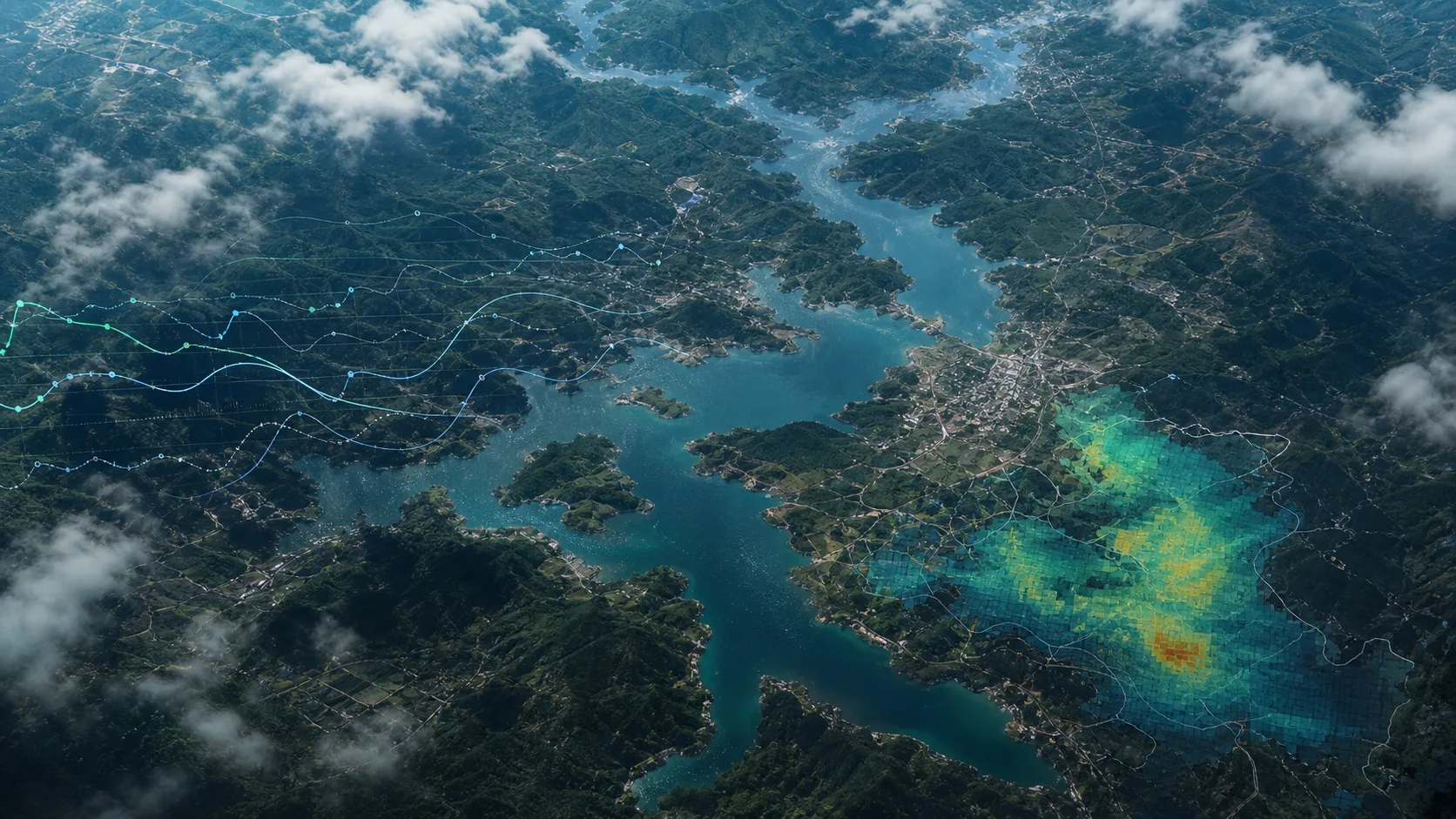 Watershed-scale water-quality forecasting visualization